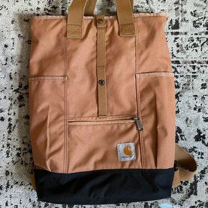 Carhartt Convertible Tote Backpack in Camel